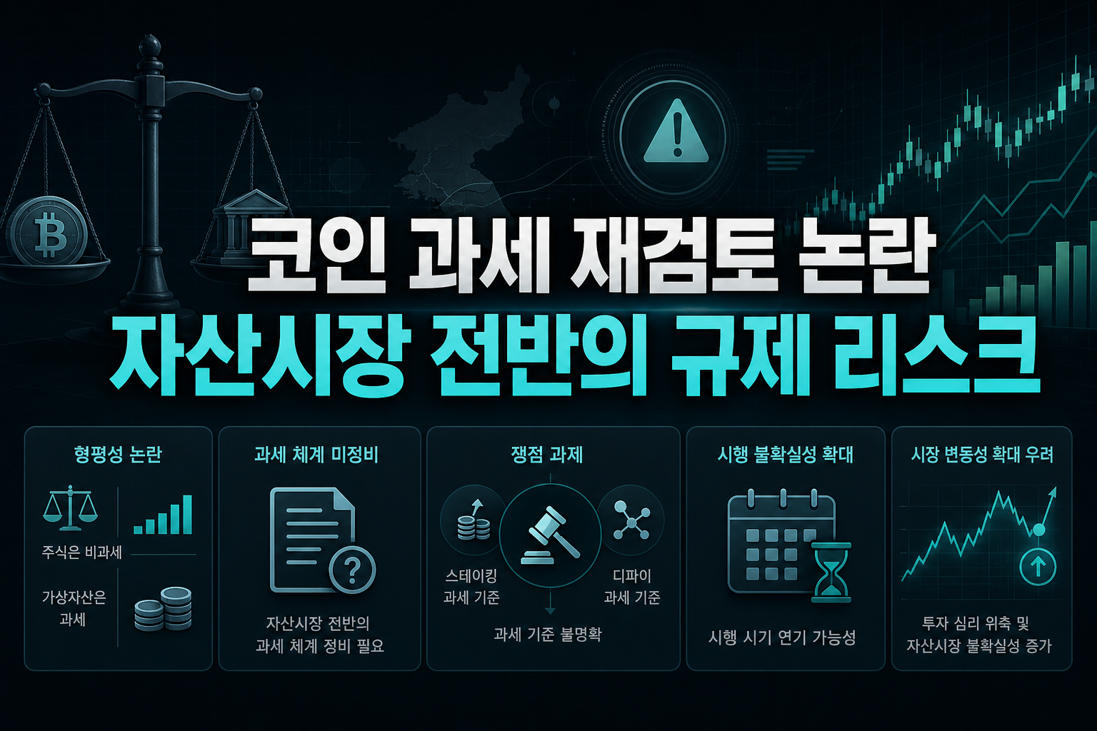 코인 과세 재검토 논란, 자산시장 전반의 규제 리스크
