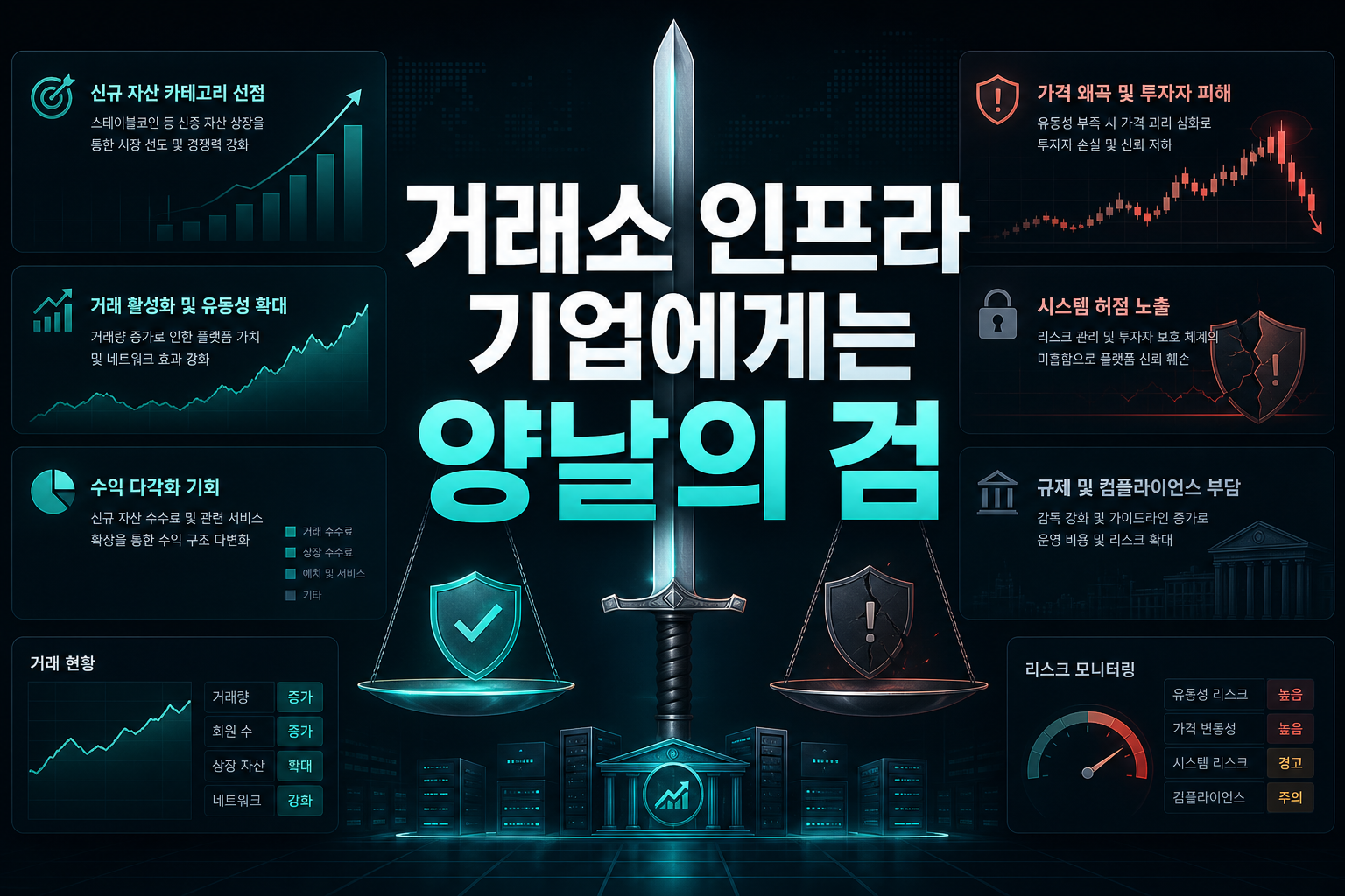거래소·인프라 기업에게는 양날의 검