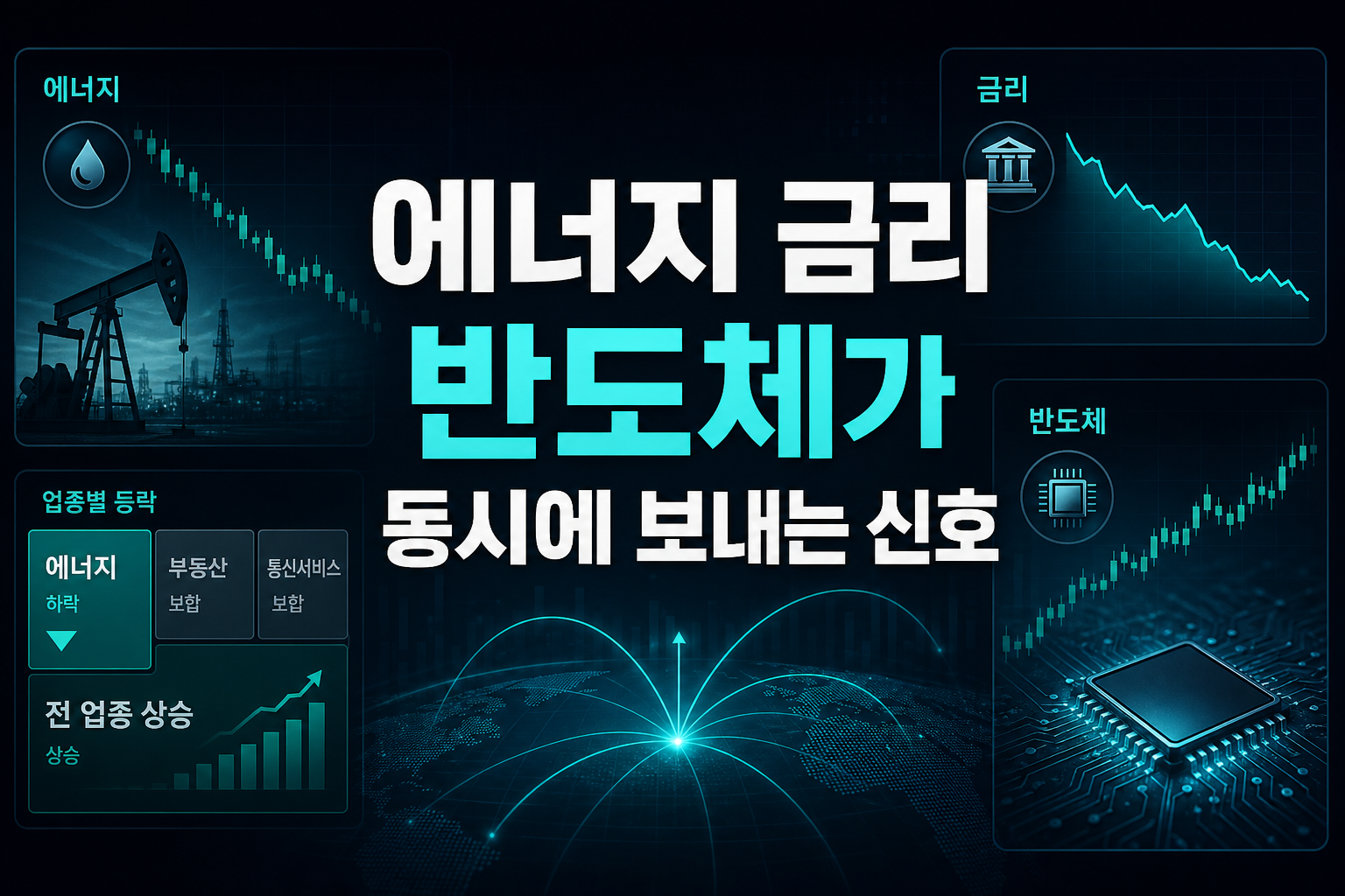 에너지·금리·반도체가 동시에 보내는 신호