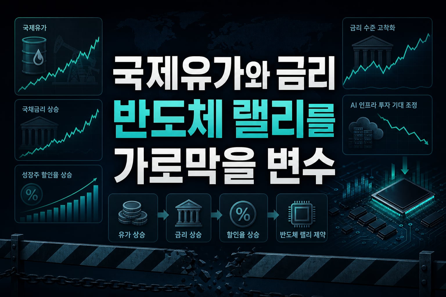 국제유가와 금리, 반도체 랠리를 가로막을 변수