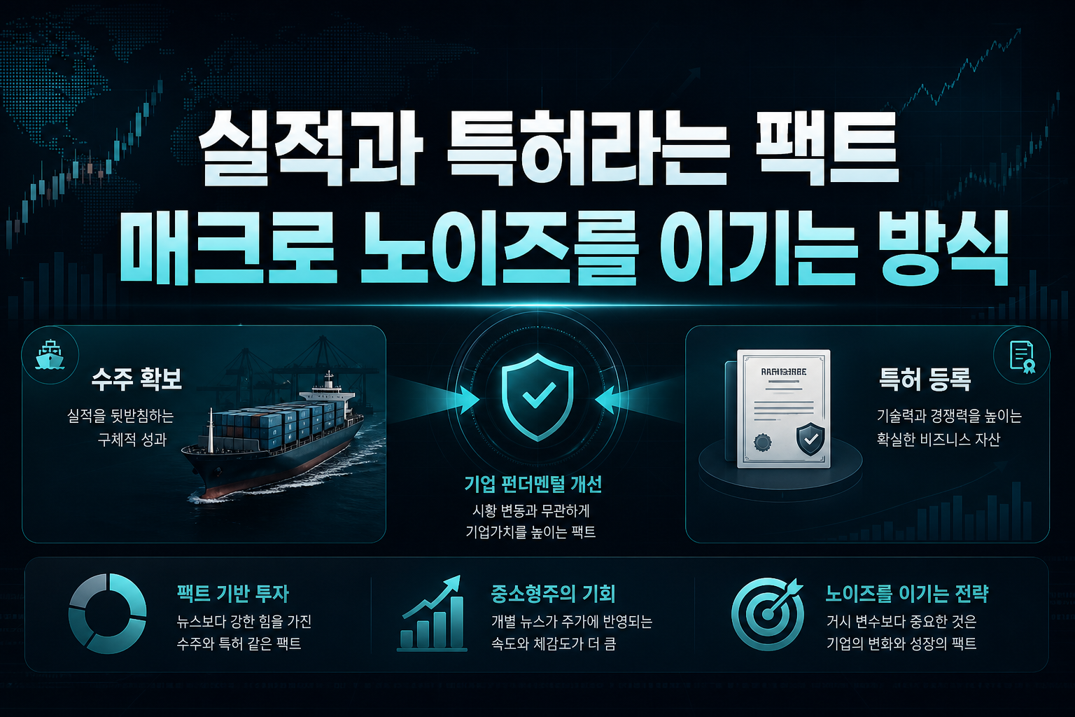 실적과 특허라는 팩트, 매크로 노이즈를 이기는 방식