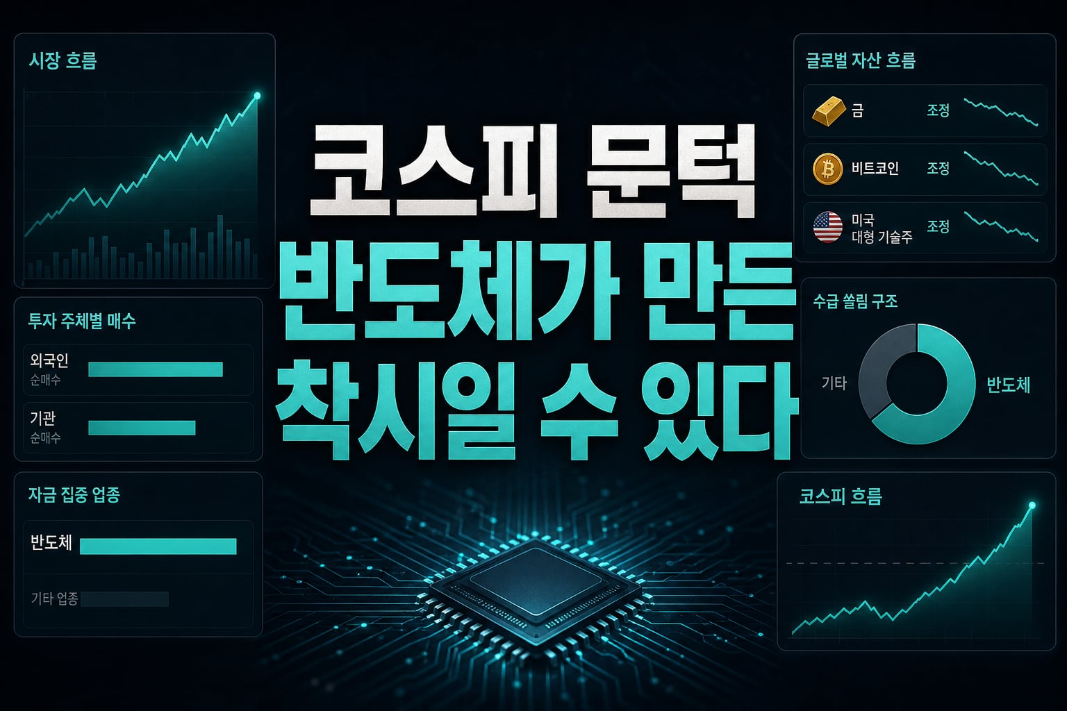 코스피 7000 문턱, 반도체가 만든 착시일 수 있다