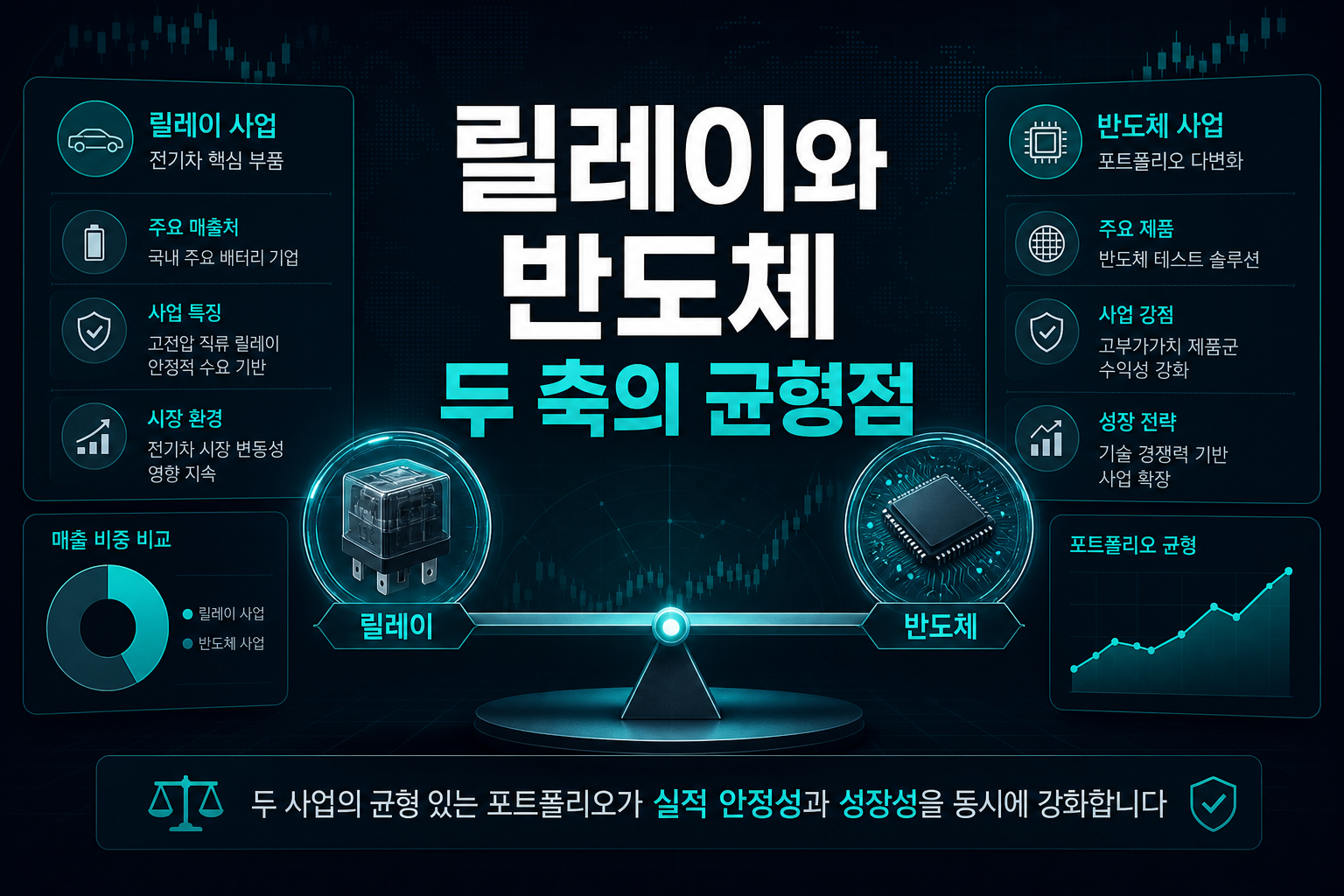 릴레이와 반도체, 두 축의 균형점