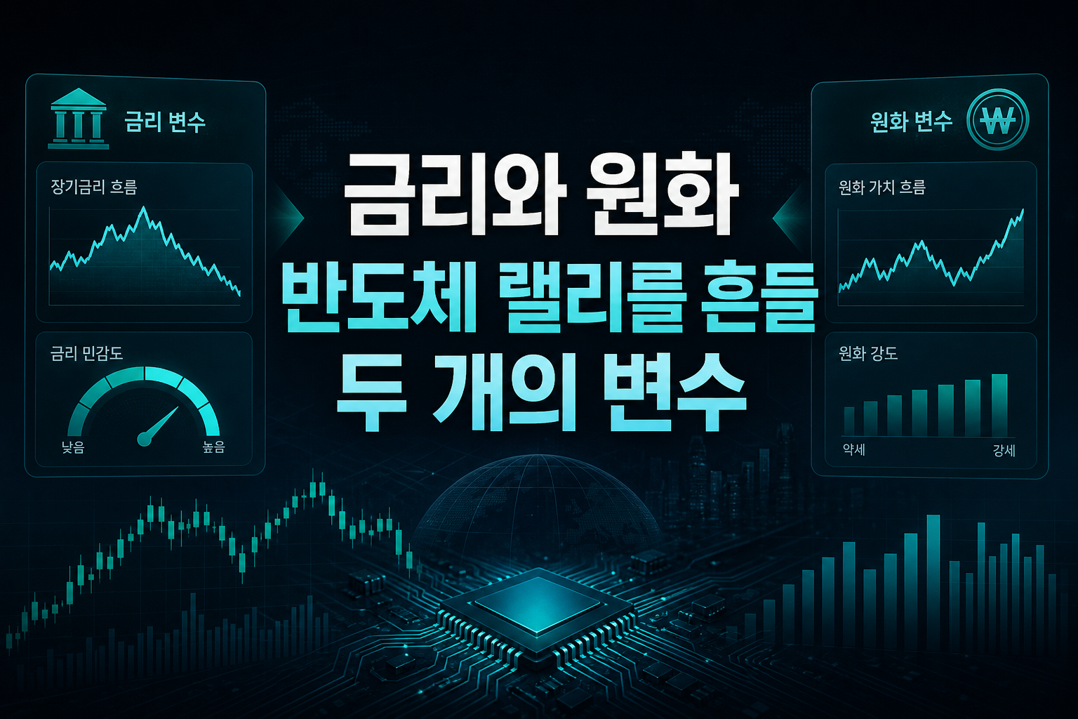 금리와 원화, 반도체 랠리를 흔들 두 개의 변수