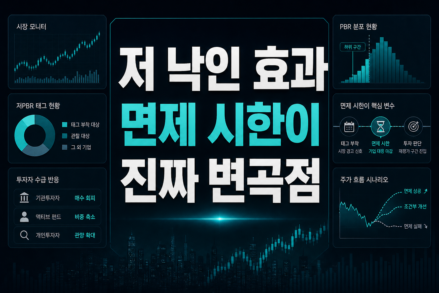 저PBR 낙인 효과, 면제 시한이 진짜 변곡점