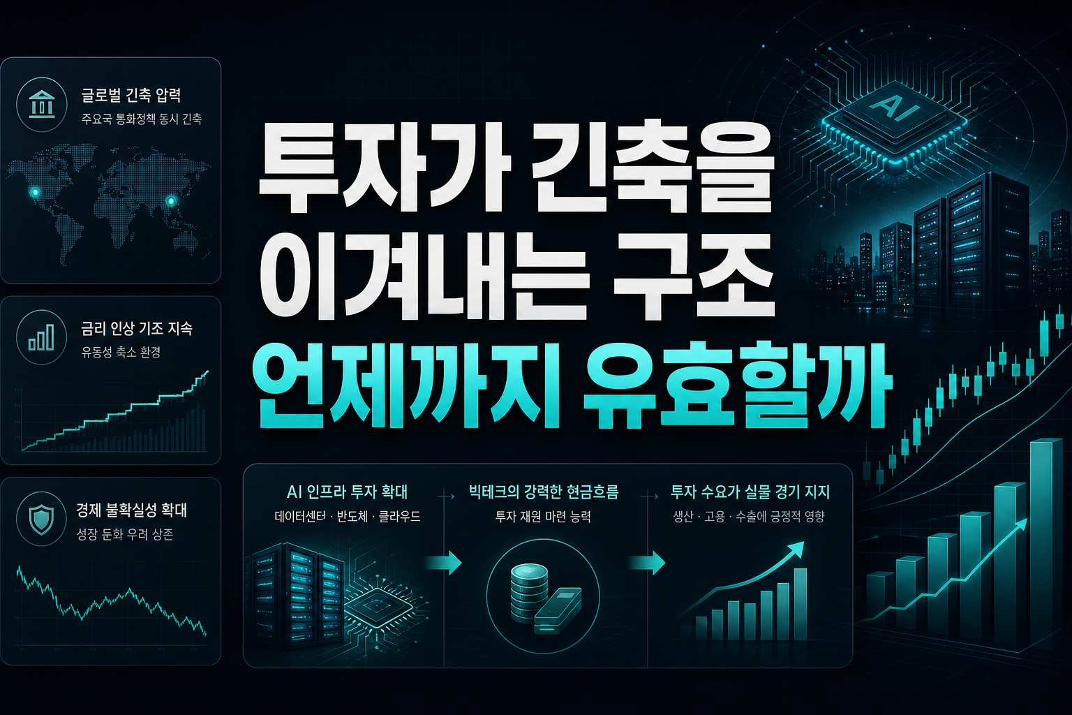 AI 투자가 긴축을 이겨내는 구조, 언제까지 유효할까