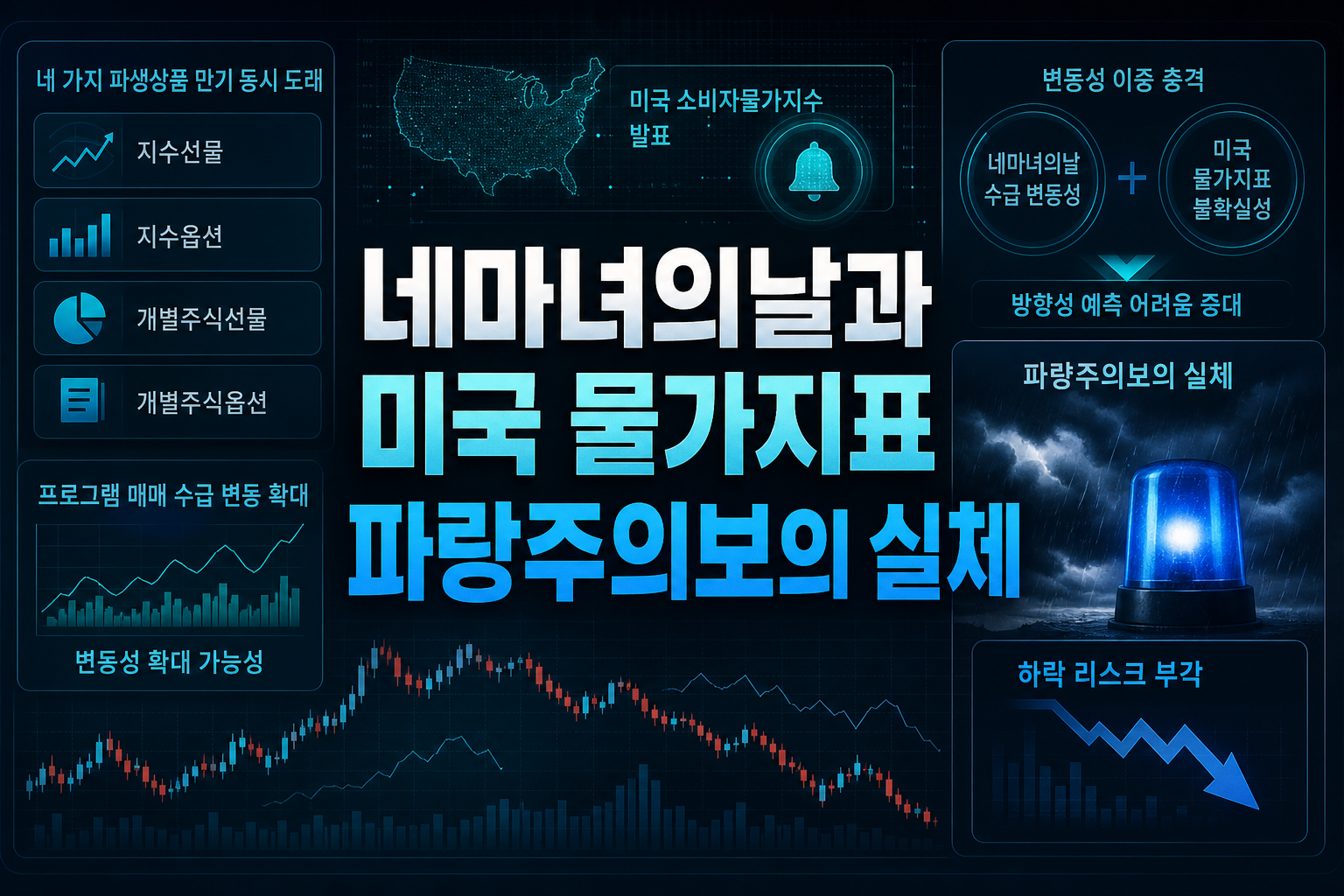 네마녀의날과 미국 물가지표, 파랑주의보의 실체
