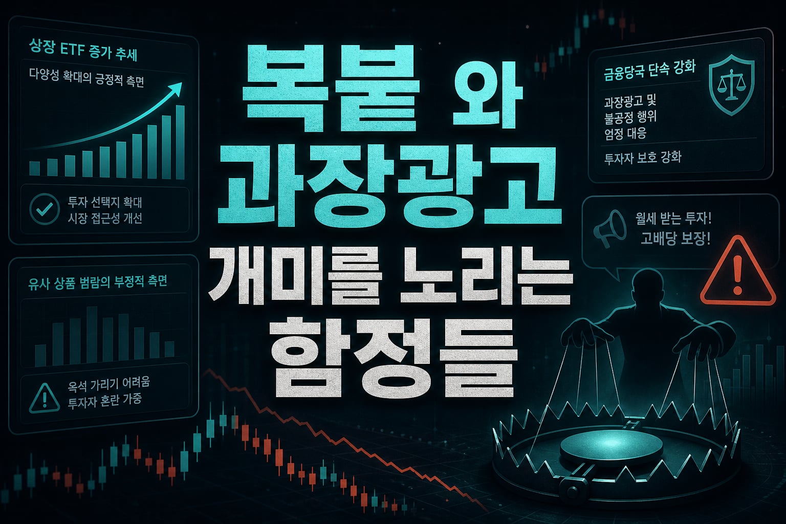 복붙 ETF와 과장광고, 개미를 노리는 함정들