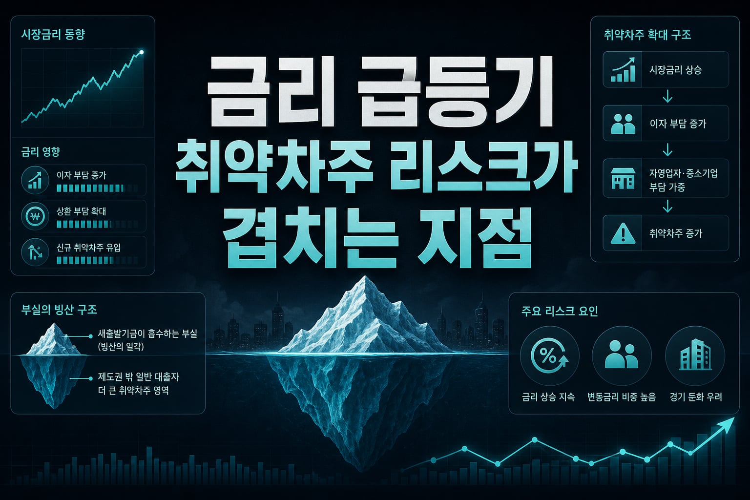 금리 급등기, 취약차주 리스크가 겹치는 지점