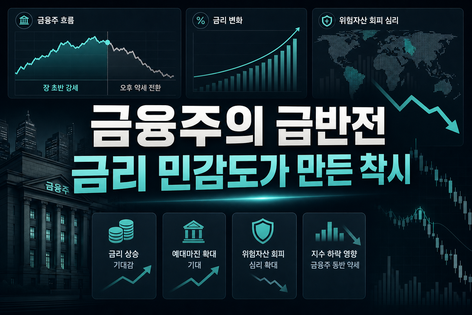 금융주의 급반전, 금리 민감도가 만든 착시