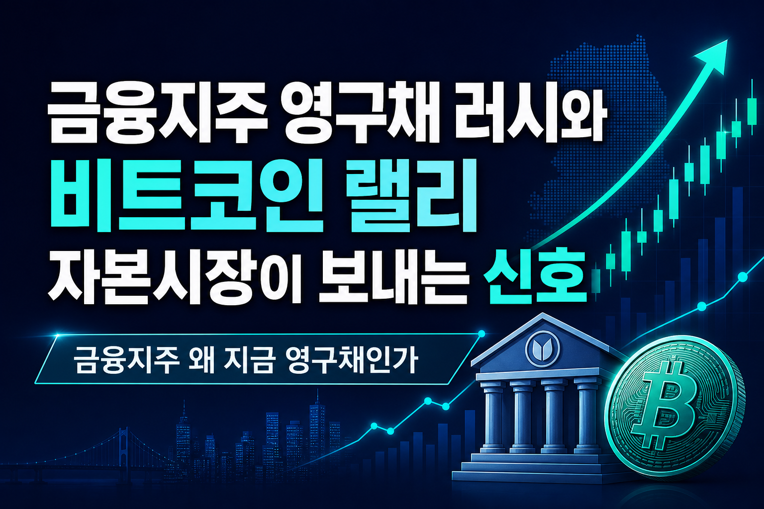 금융지주 영구채 러시와 비트코인 랠리, 자본시장이 보내는 신호