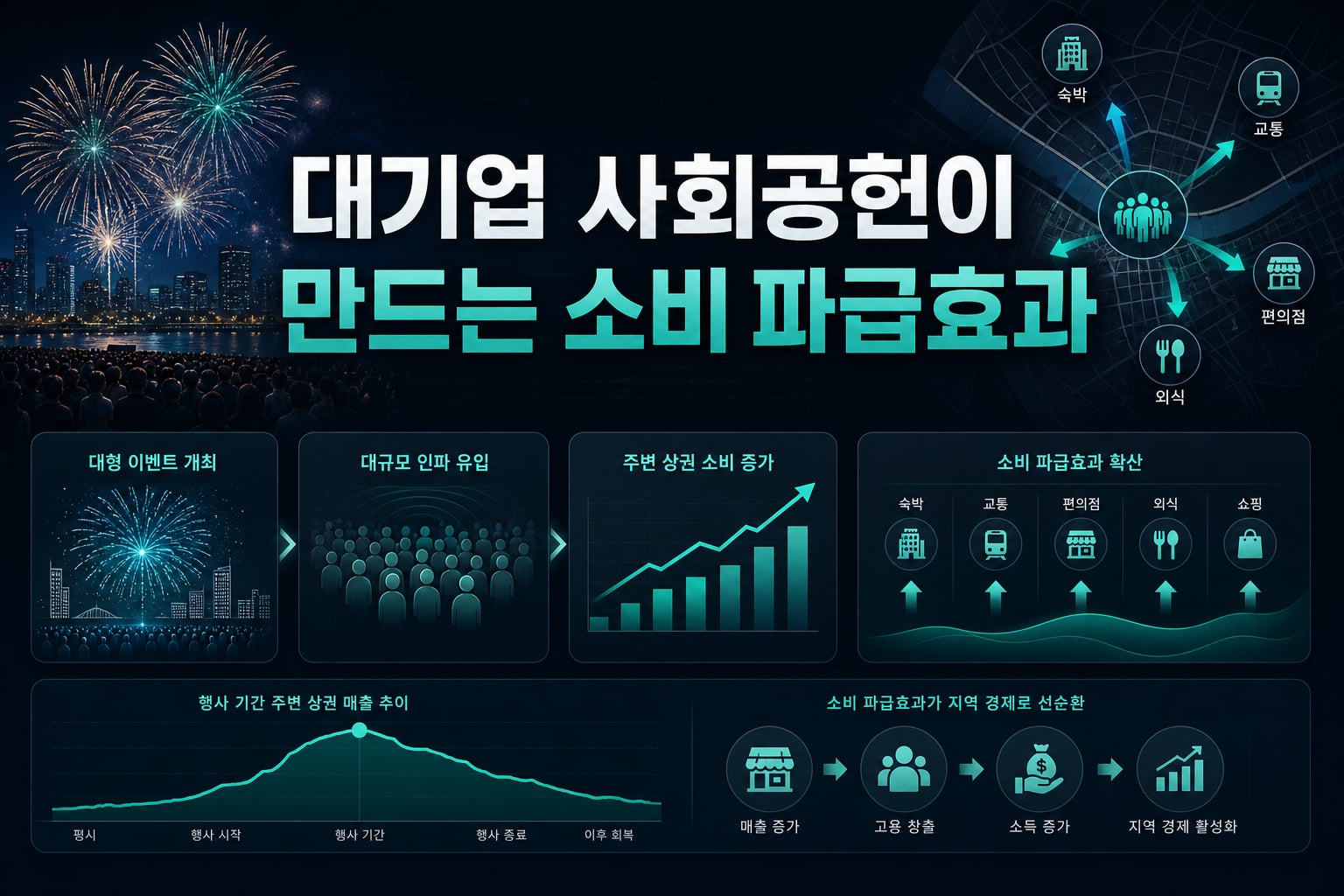 대기업 사회공헌이 만드는 소비 파급효과