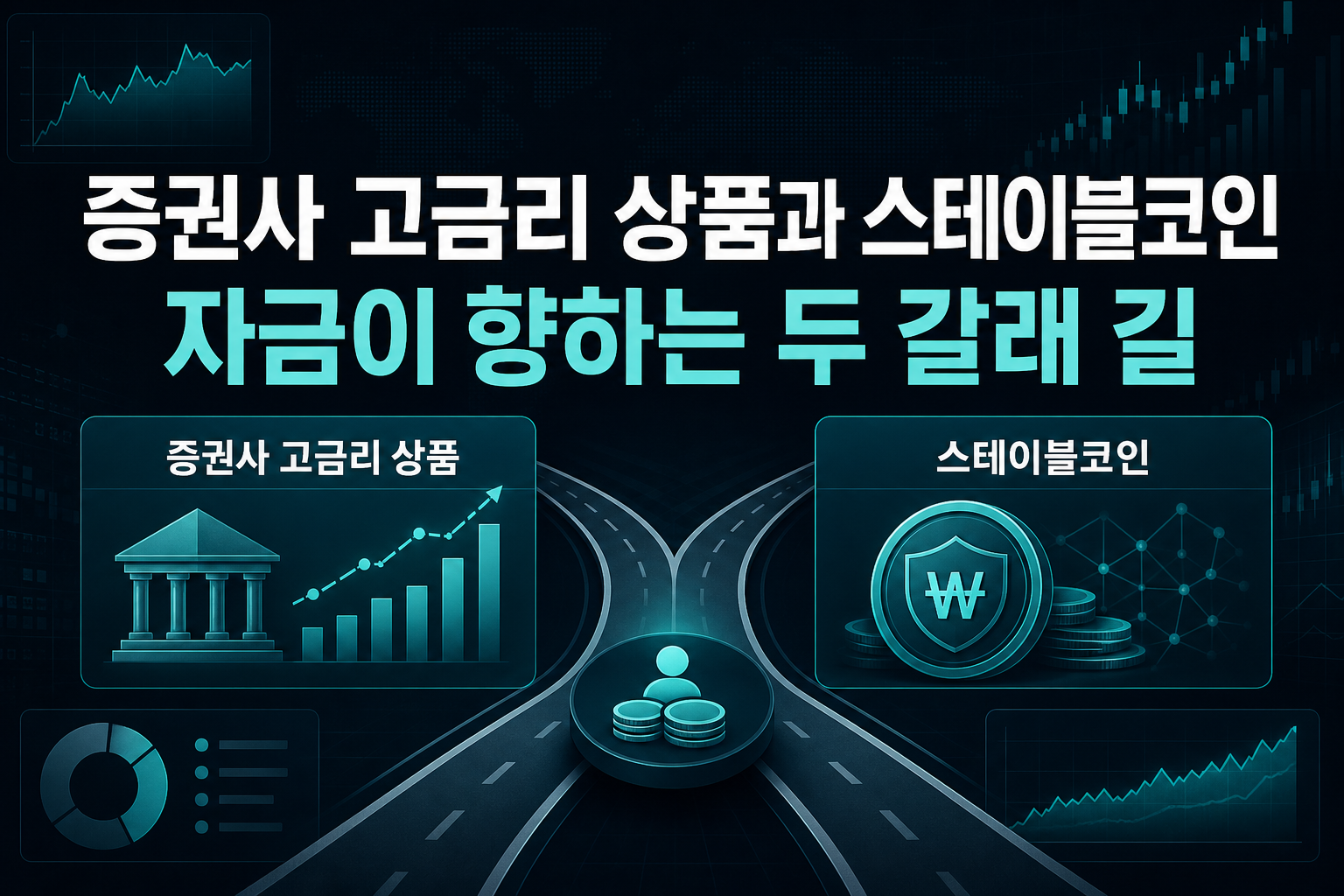 증권사 고금리 상품과 스테이블코인, 자금이 향하는 두 갈래 길