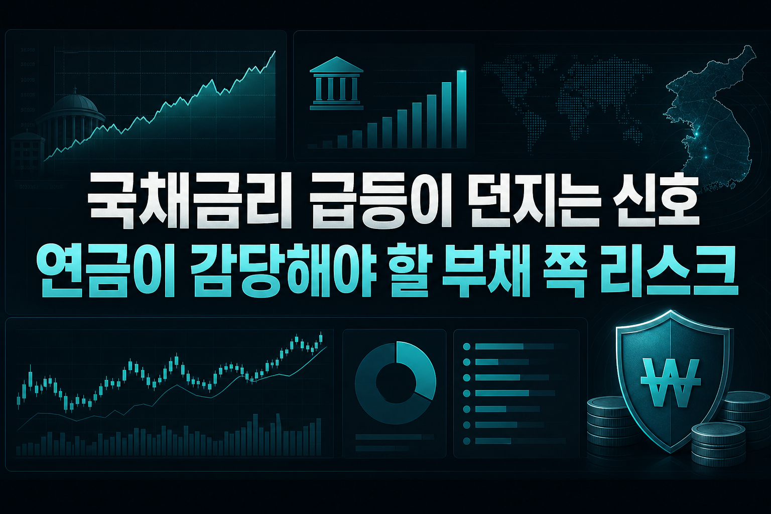 국채금리 급등이 던지는 신호, 연금이 감당해야 할 부채 쪽 리스크