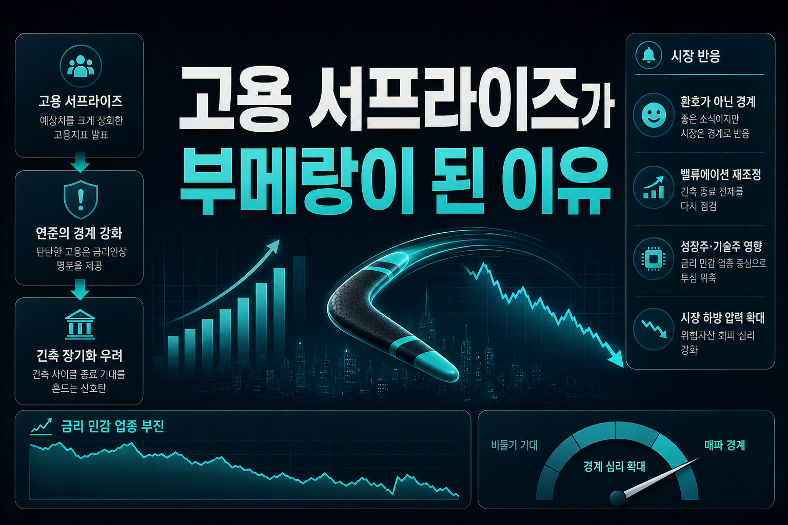 고용 서프라이즈가 부메랑이 된 이유