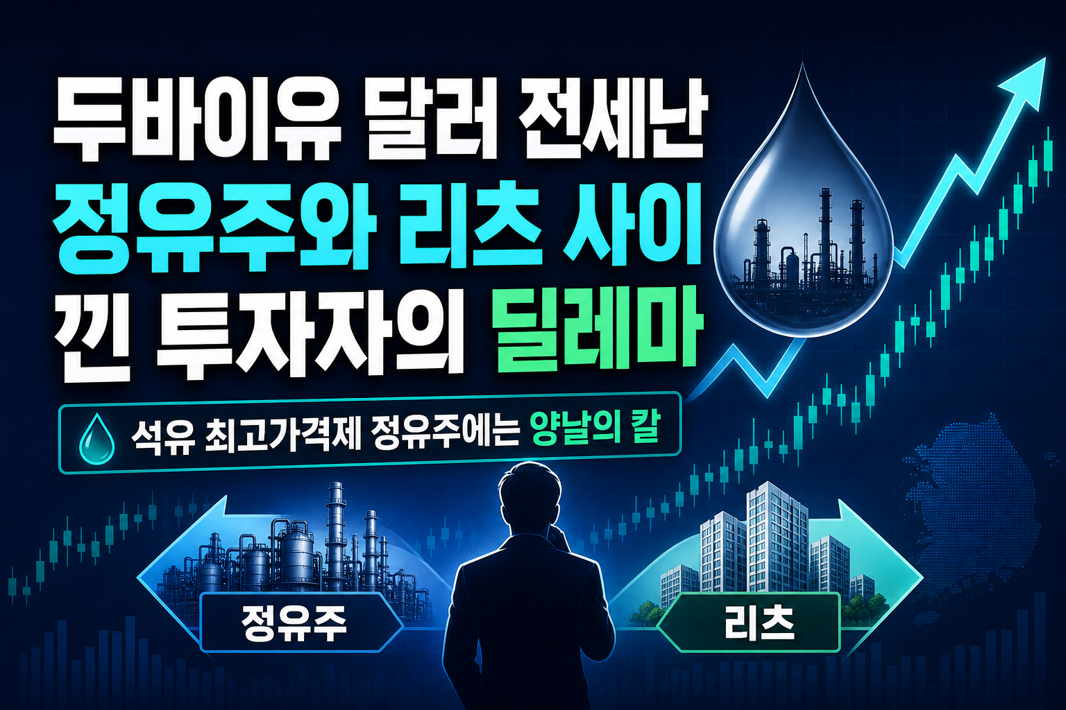 두바이유 120달러, 전세난 8.73%... 정유주와 리츠 사이 낀 투자자의 딜레마