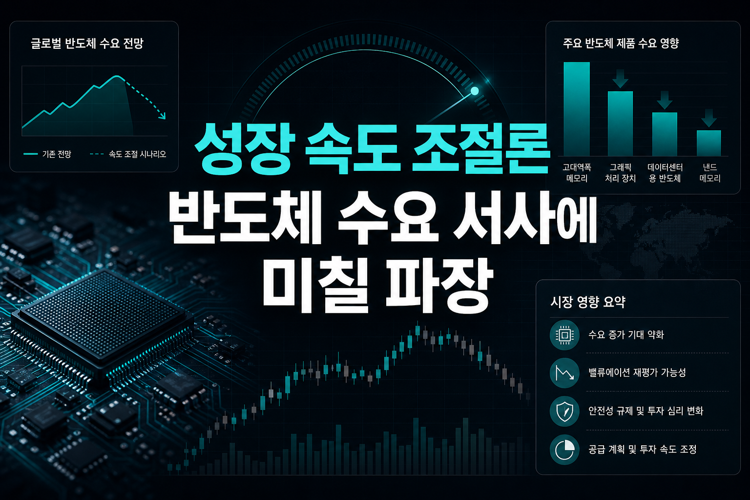 AI 성장 속도 조절론, 반도체 수요 서사에 미칠 파장