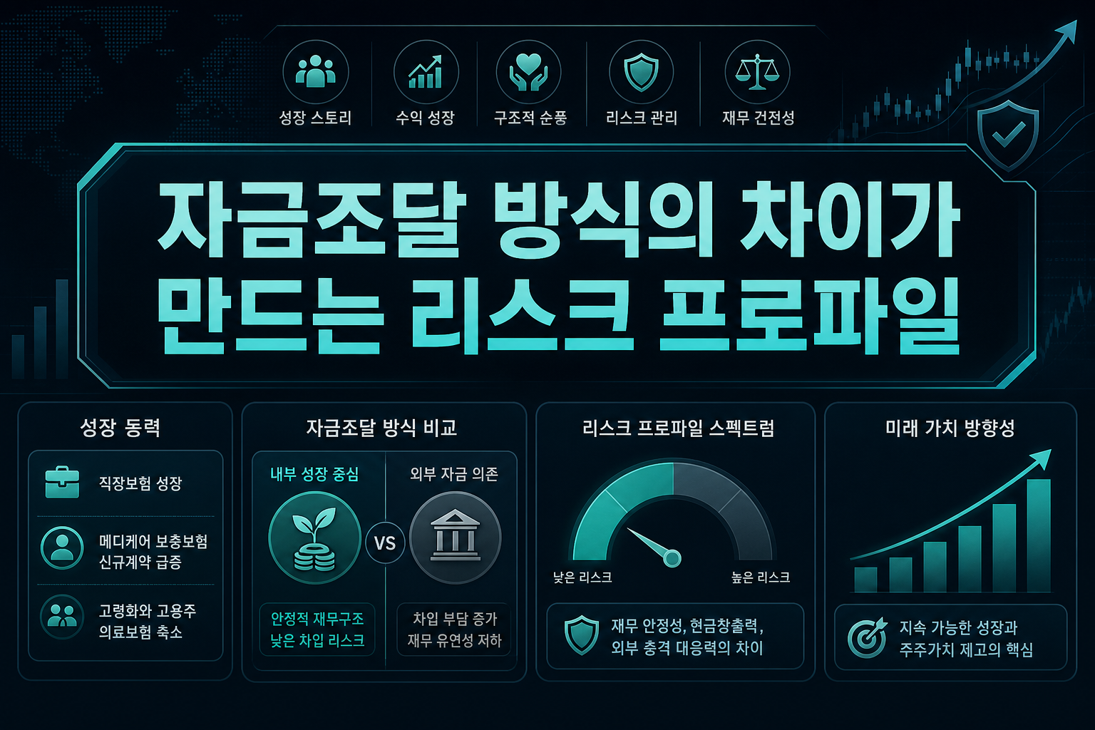 자금조달 방식의 차이가 만드는 리스크 프로파일