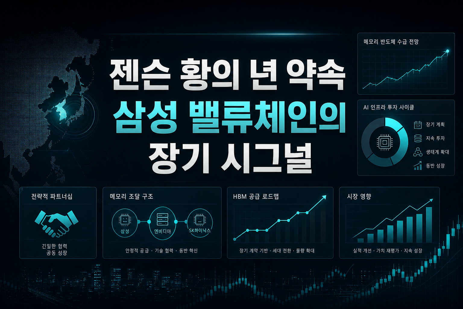 젠슨 황의 33년 약속, 삼성·SK 밸류체인의 장기 시그널