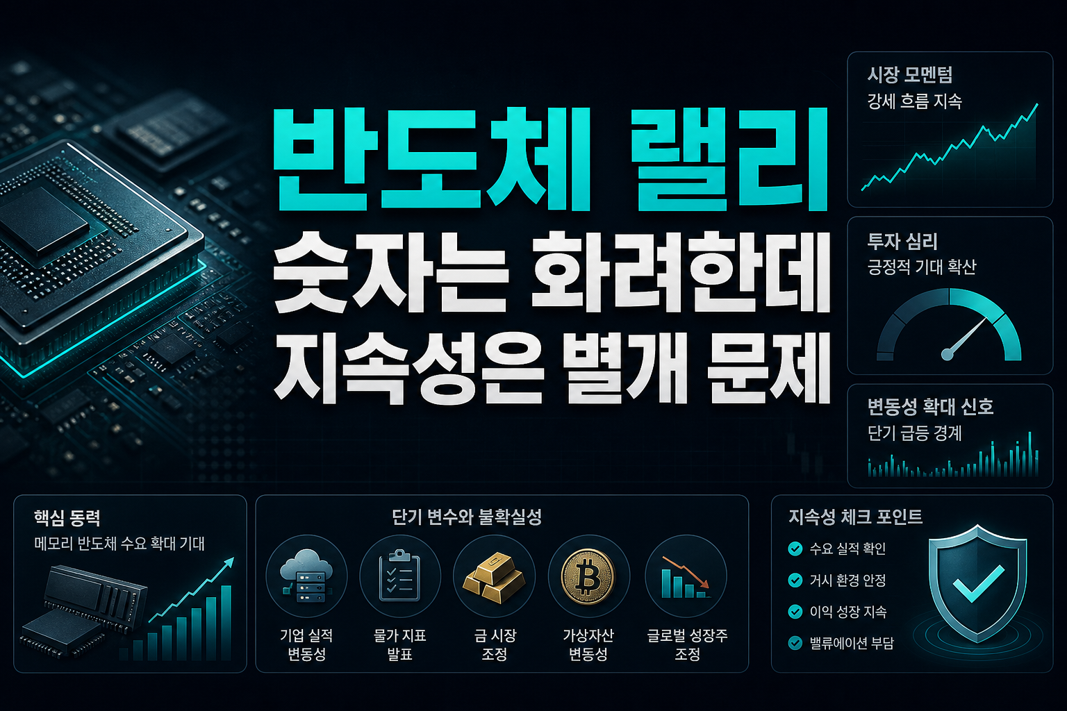 반도체 랠리, 숫자는 화려한데 지속성은 별개 문제