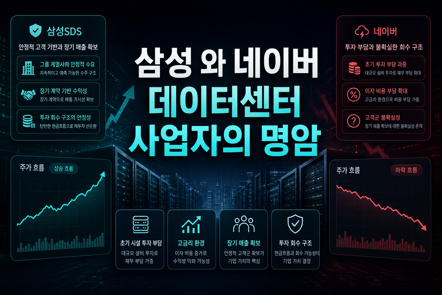 삼성SDS와 네이버, AI 데이터센터 사업자의 명암