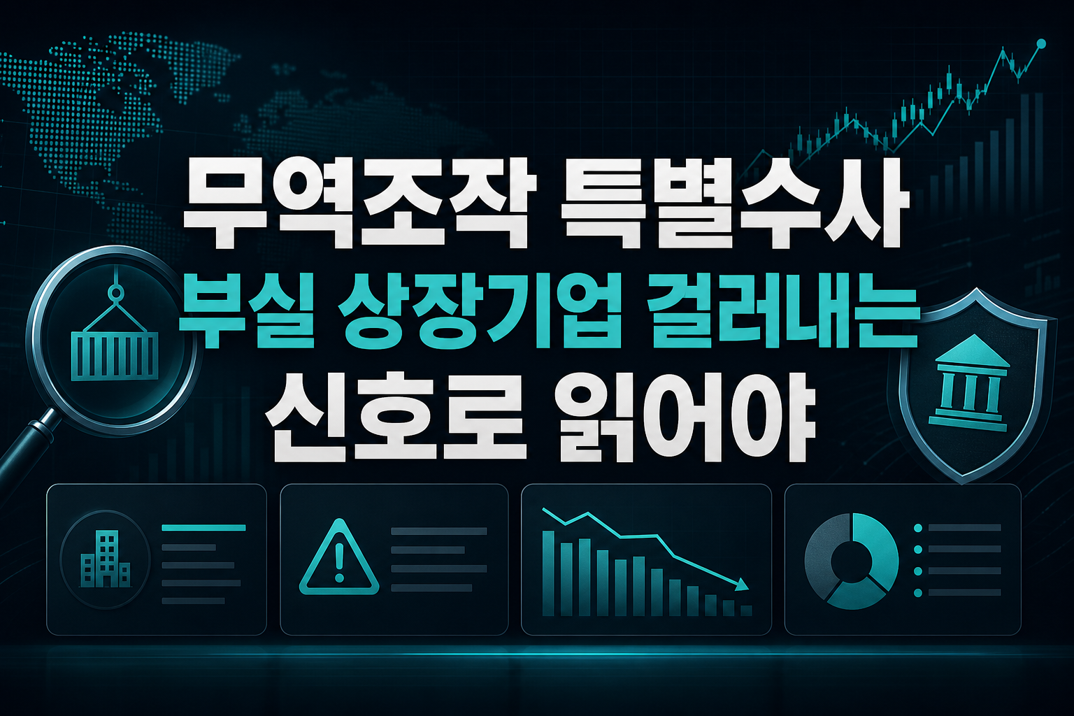 무역조작 특별수사, 부실 상장기업 걸러내는 신호로 읽어야