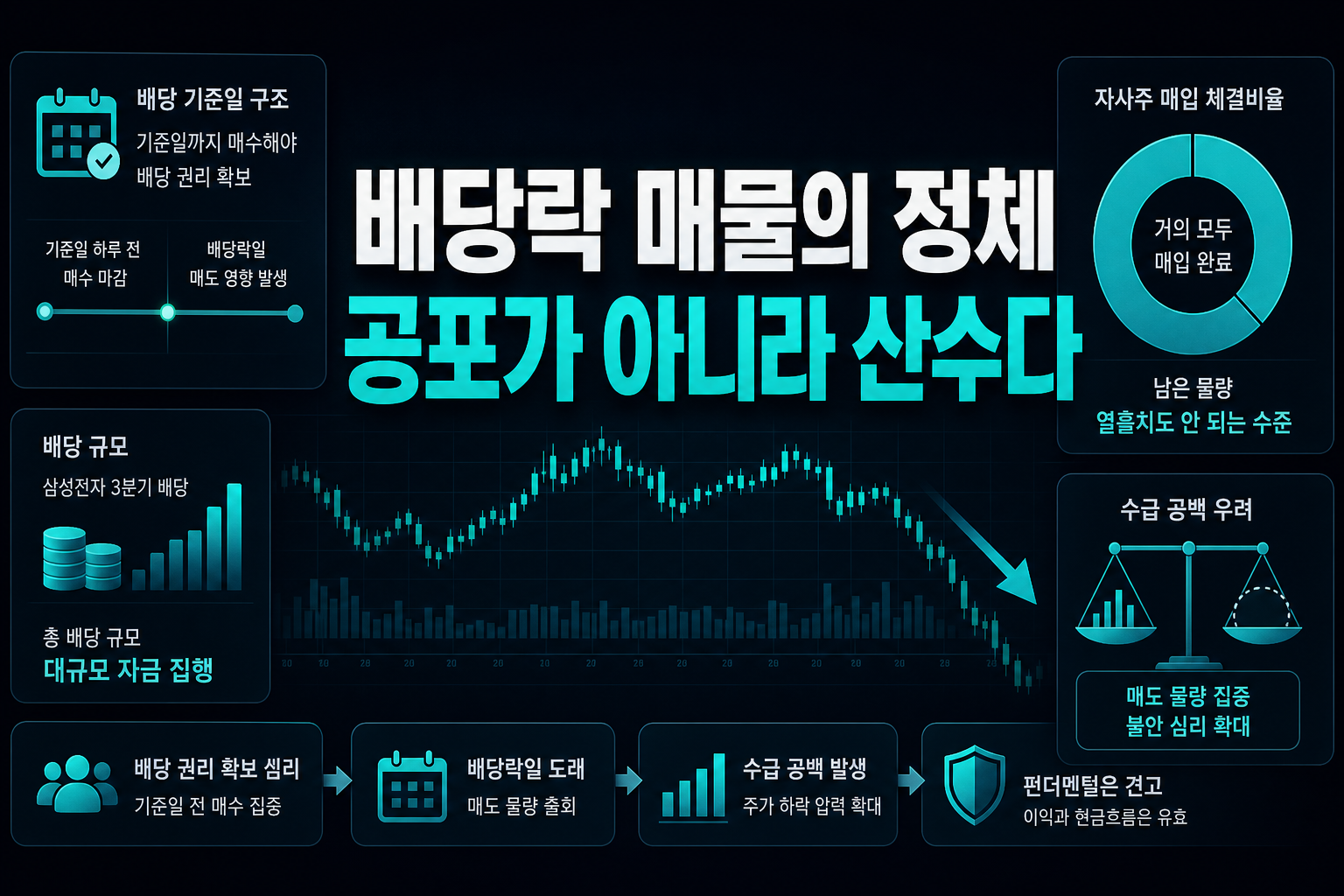 배당락 매물의 정체, 공포가 아니라 산수다
