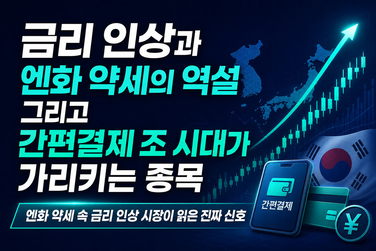BOJ 금리 인상과 엔화 약세의 역설, 그리고 간편결제 1.2조 시대가 가리키는 종목