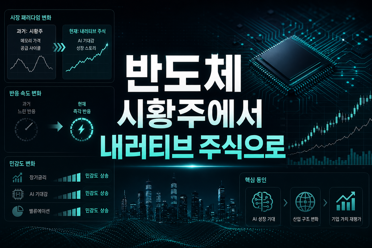 반도체, 시황주에서 내러티브 주식으로