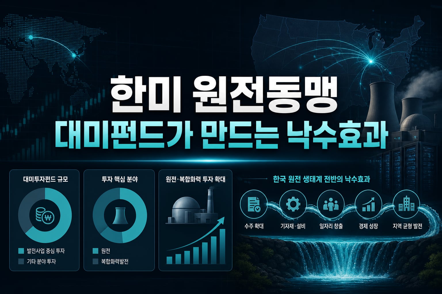 한미 원전동맹, 대미펀드가 만드는 낙수효과