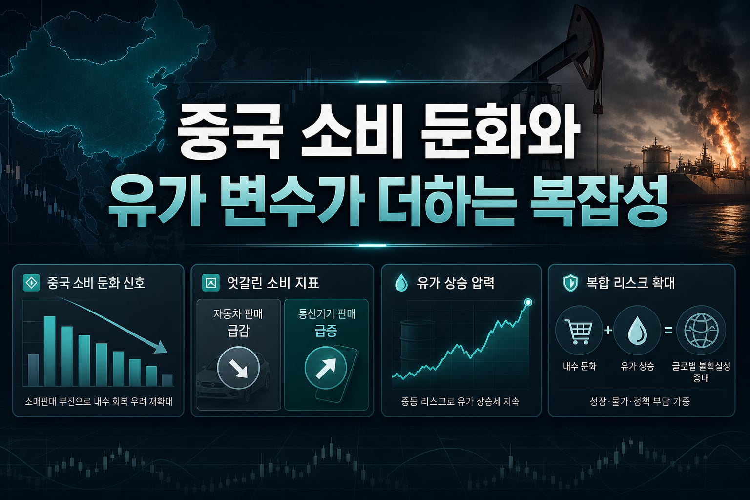 중국 소비 둔화와 유가 변수가 더하는 복잡성