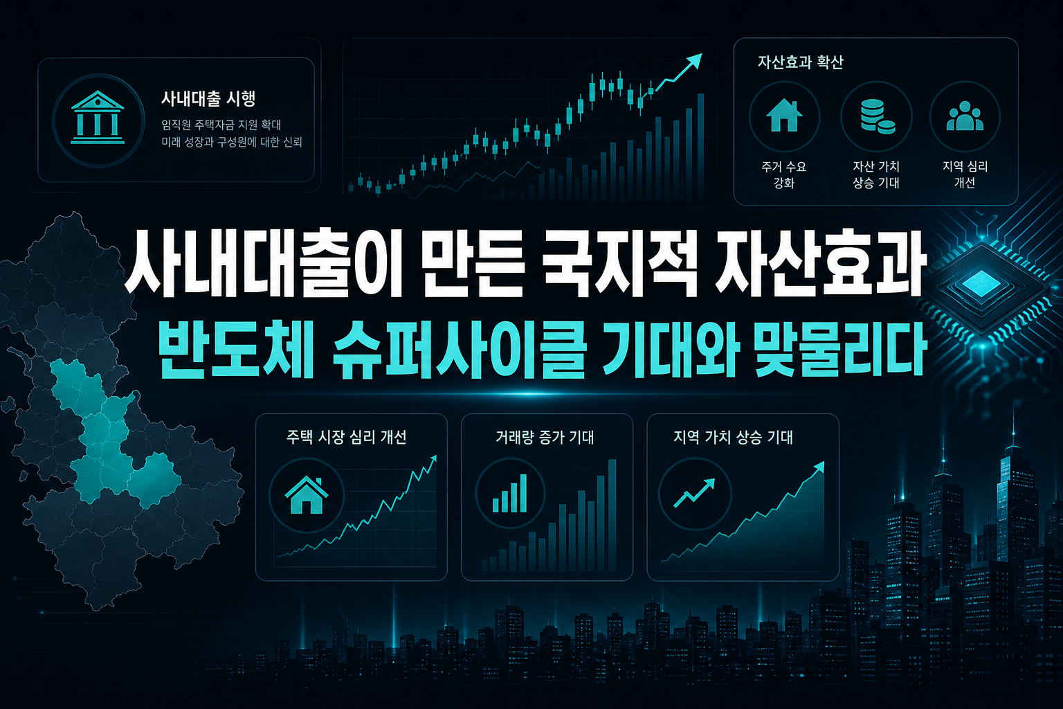 사내대출이 만든 국지적 자산효과, 반도체 슈퍼사이클 기대와 맞물리다