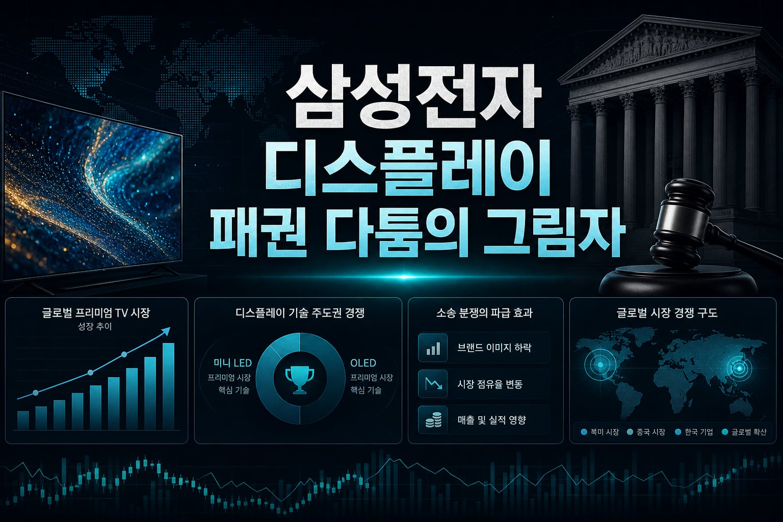 삼성전자 vs TCL, 디스플레이 패권 다툼의 그림자