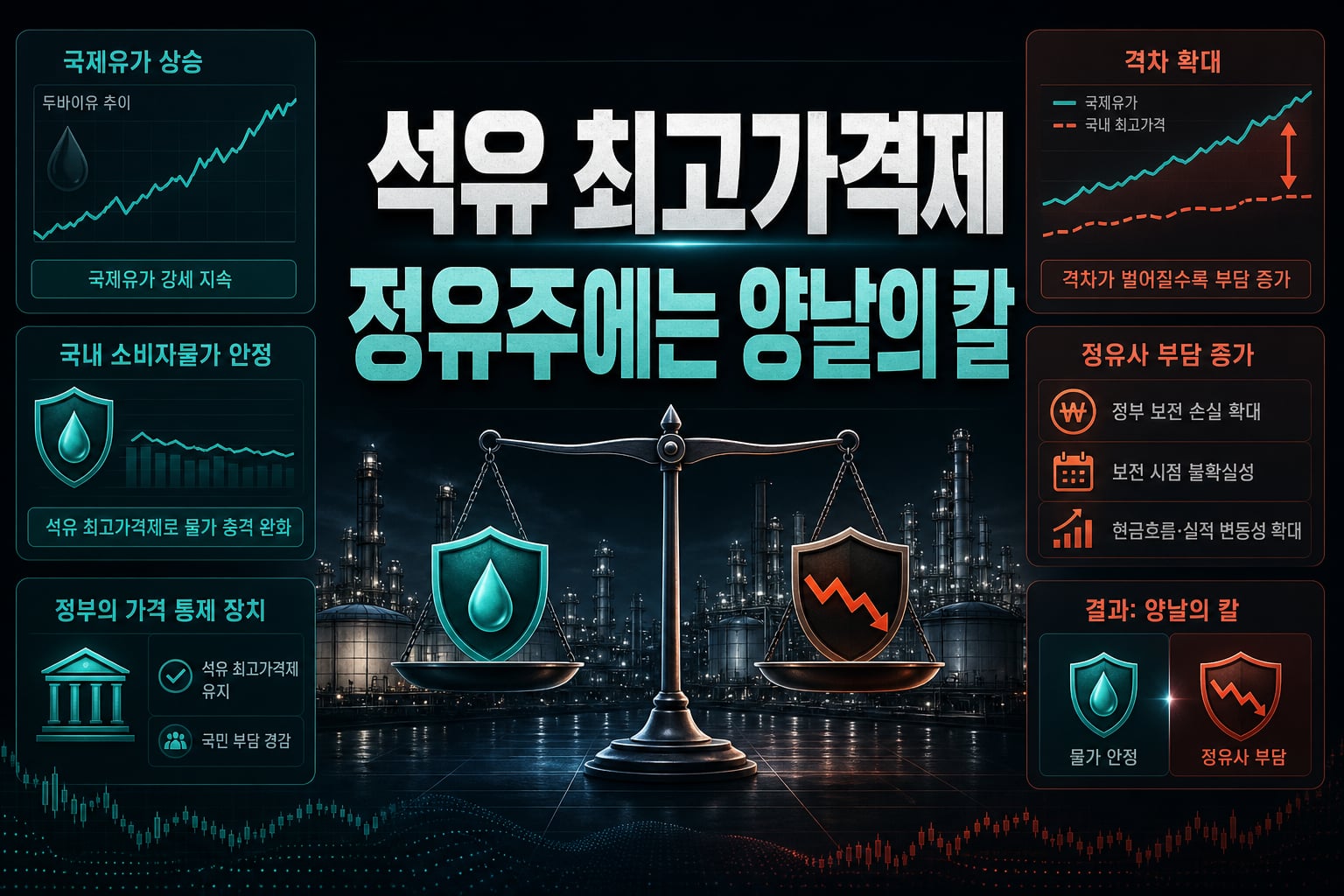 석유 최고가격제, 정유주에는 양날의 칼