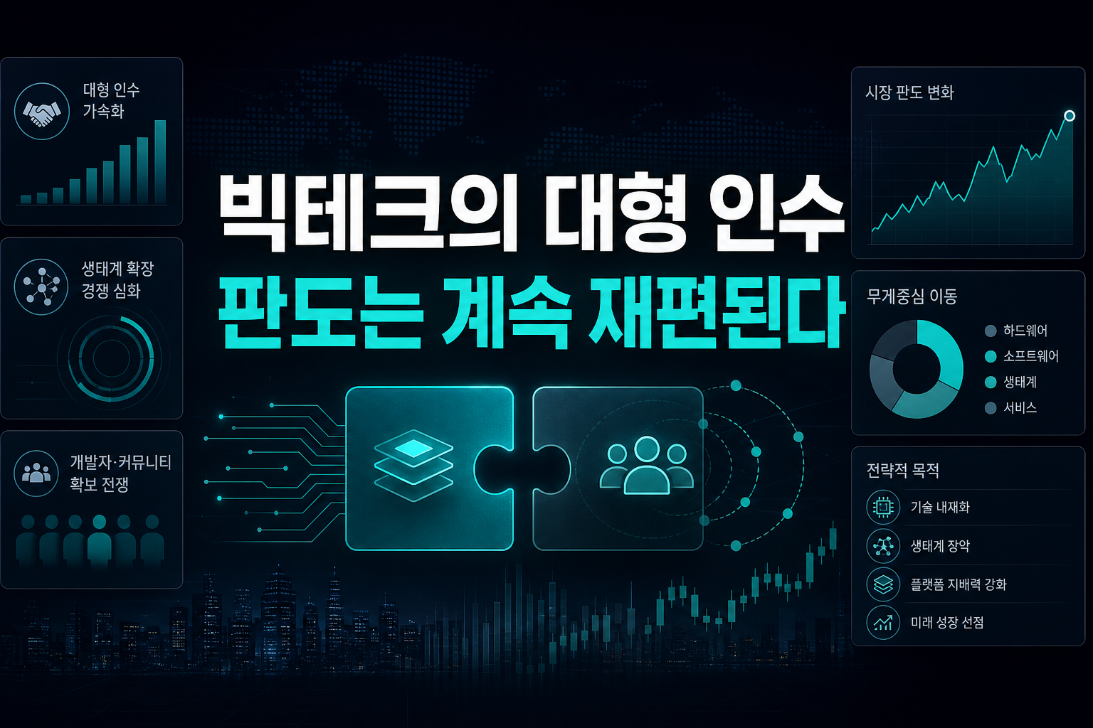 AI 빅테크의 대형 인수, 판도는 계속 재편된다