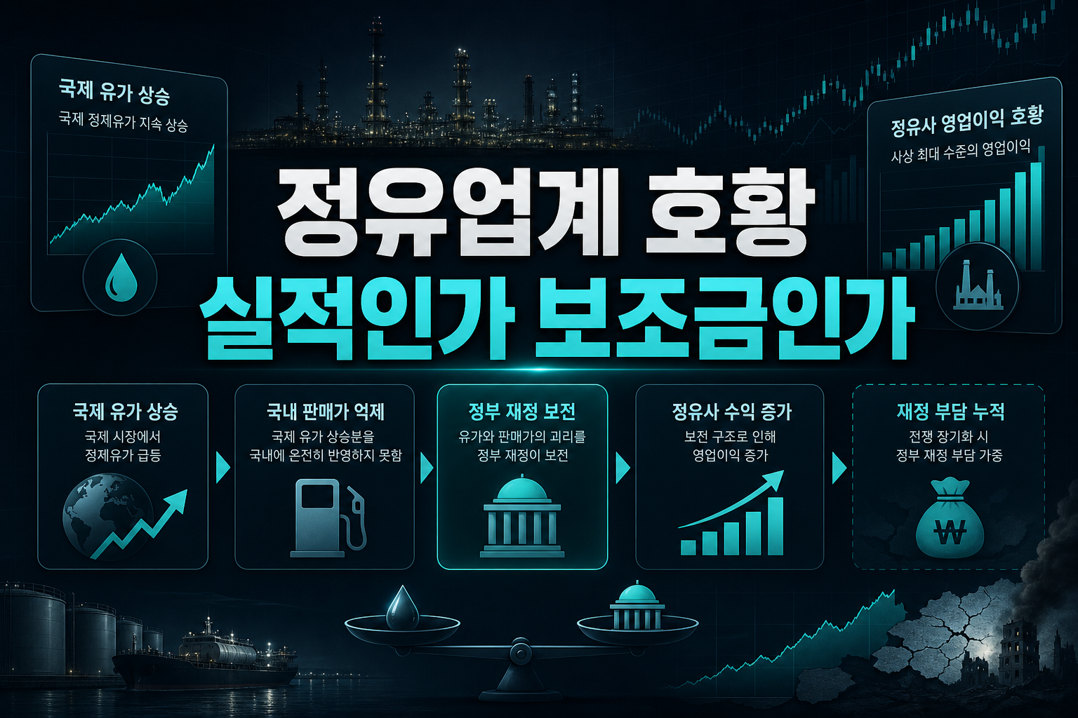 정유업계 호황, 실적인가 보조금인가