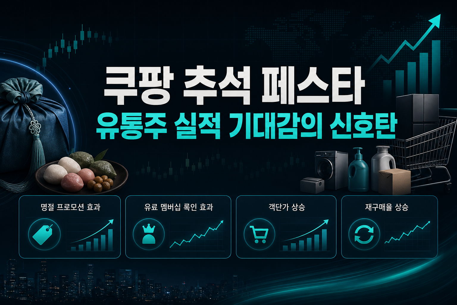 쿠팡 추석 페스타, 유통주 실적 기대감의 신호탄
