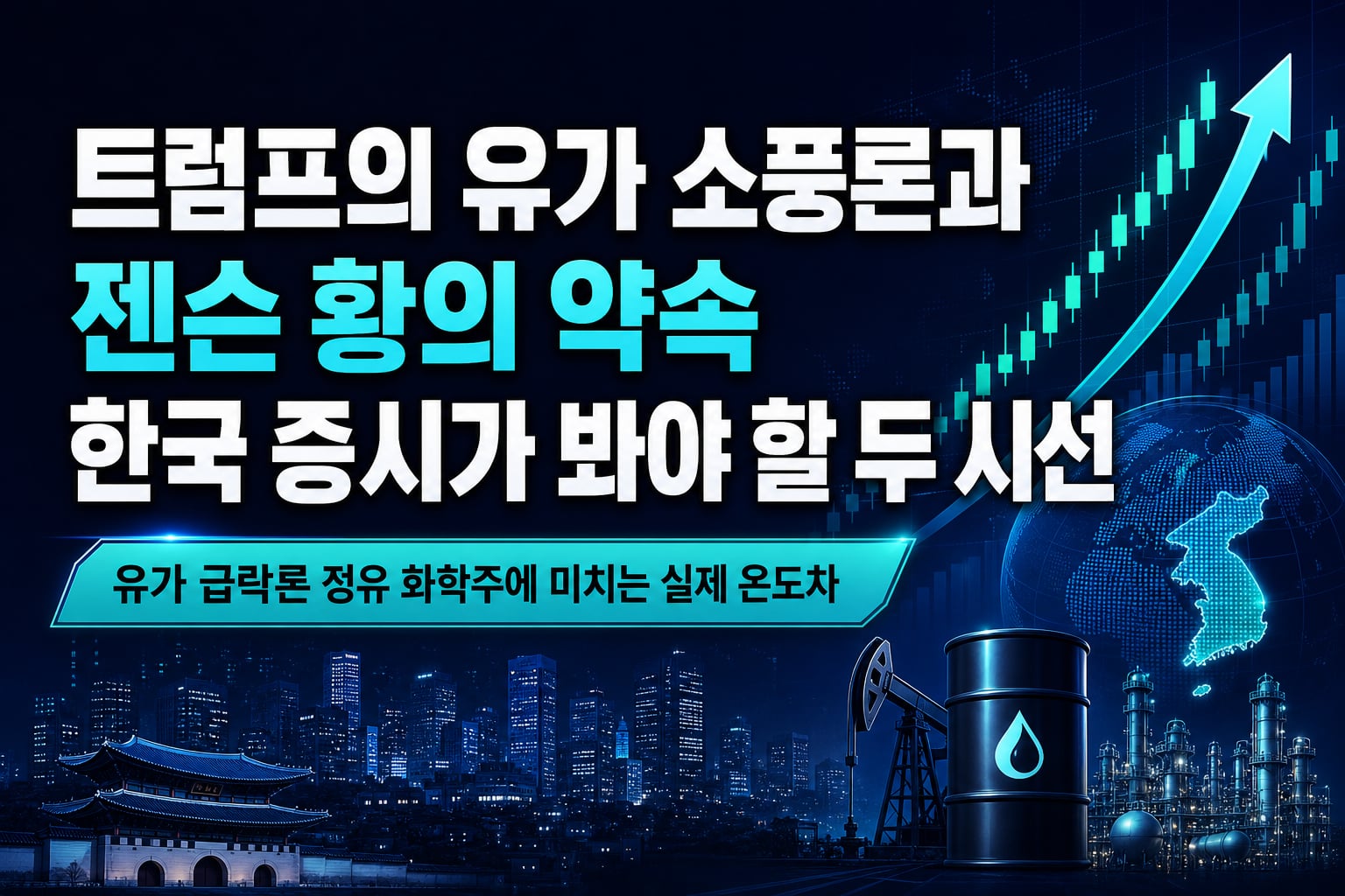 트럼프의 유가 소풍론과 젠슨 황의 33년 약속, 한국 증시가 봐야 할 두 시선