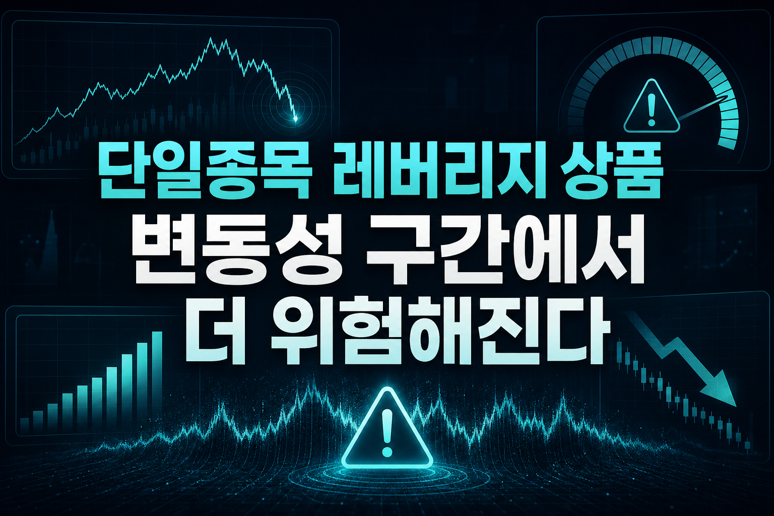 단일종목 레버리지 상품, 변동성 구간에서 더 위험해진다