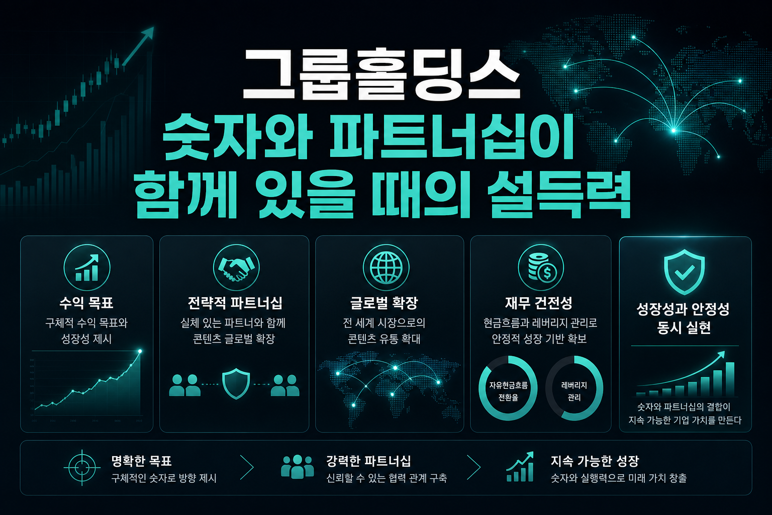 TKO그룹홀딩스, 숫자와 파트너십이 함께 있을 때의 설득력