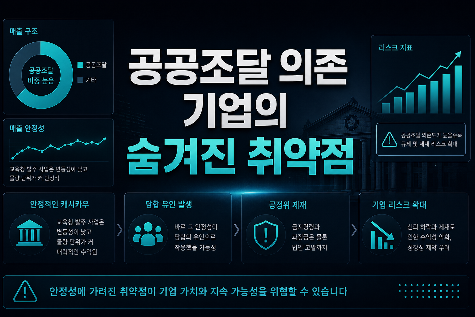 공공조달 의존 기업의 숨겨진 취약점
