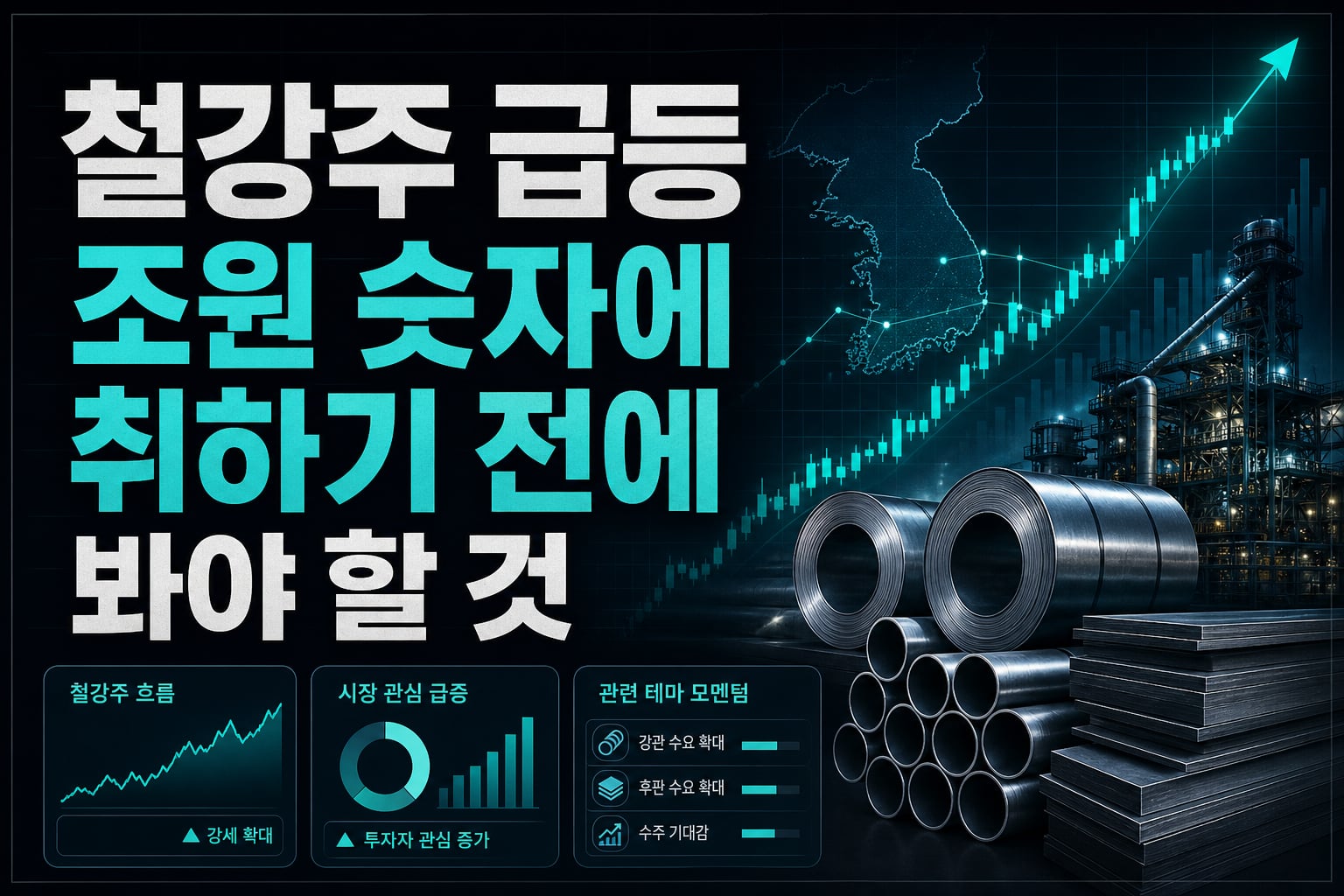 철강주 급등, 73조원 숫자에 취하기 전에 봐야 할 것