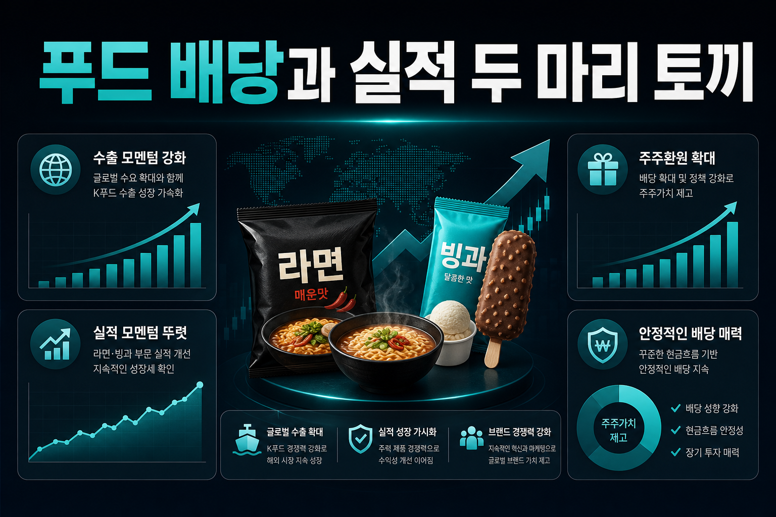 K푸드, 배당과 실적 두 마리 토끼