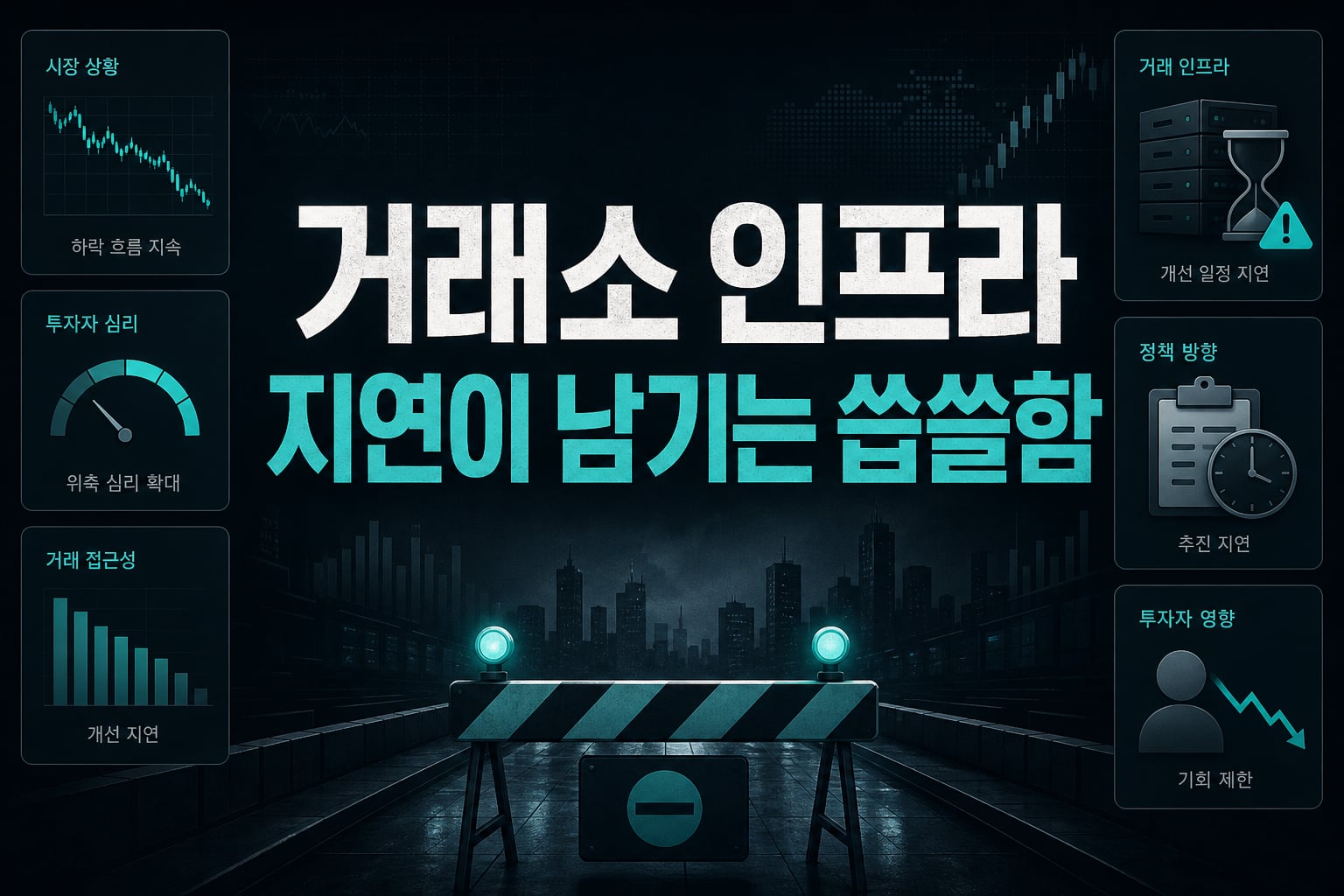 거래소 인프라 지연이 남기는 씁쓸함