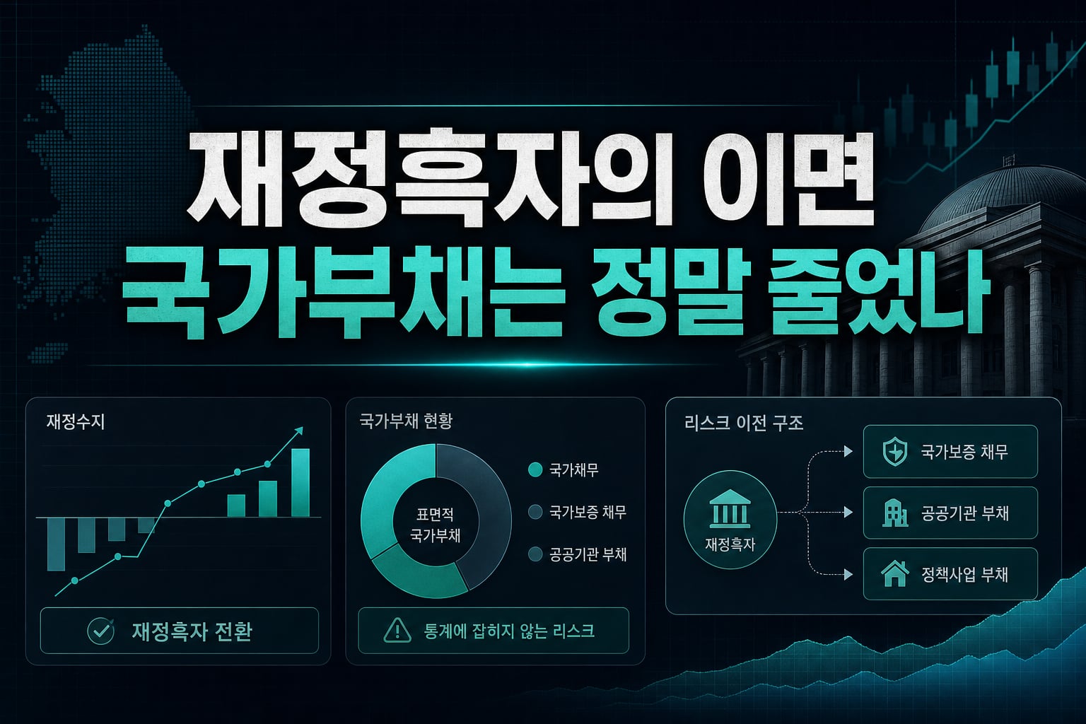 재정흑자의 이면, 국가부채는 정말 줄었나