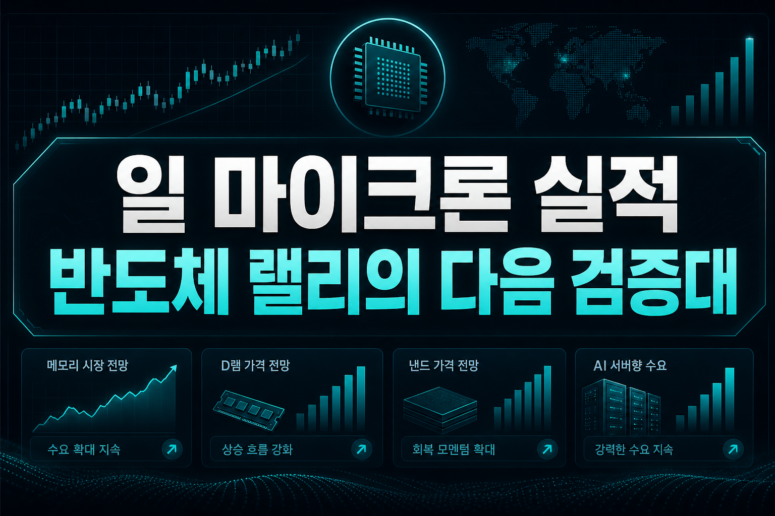 30일 마이크론 실적, 반도체 랠리의 다음 검증대