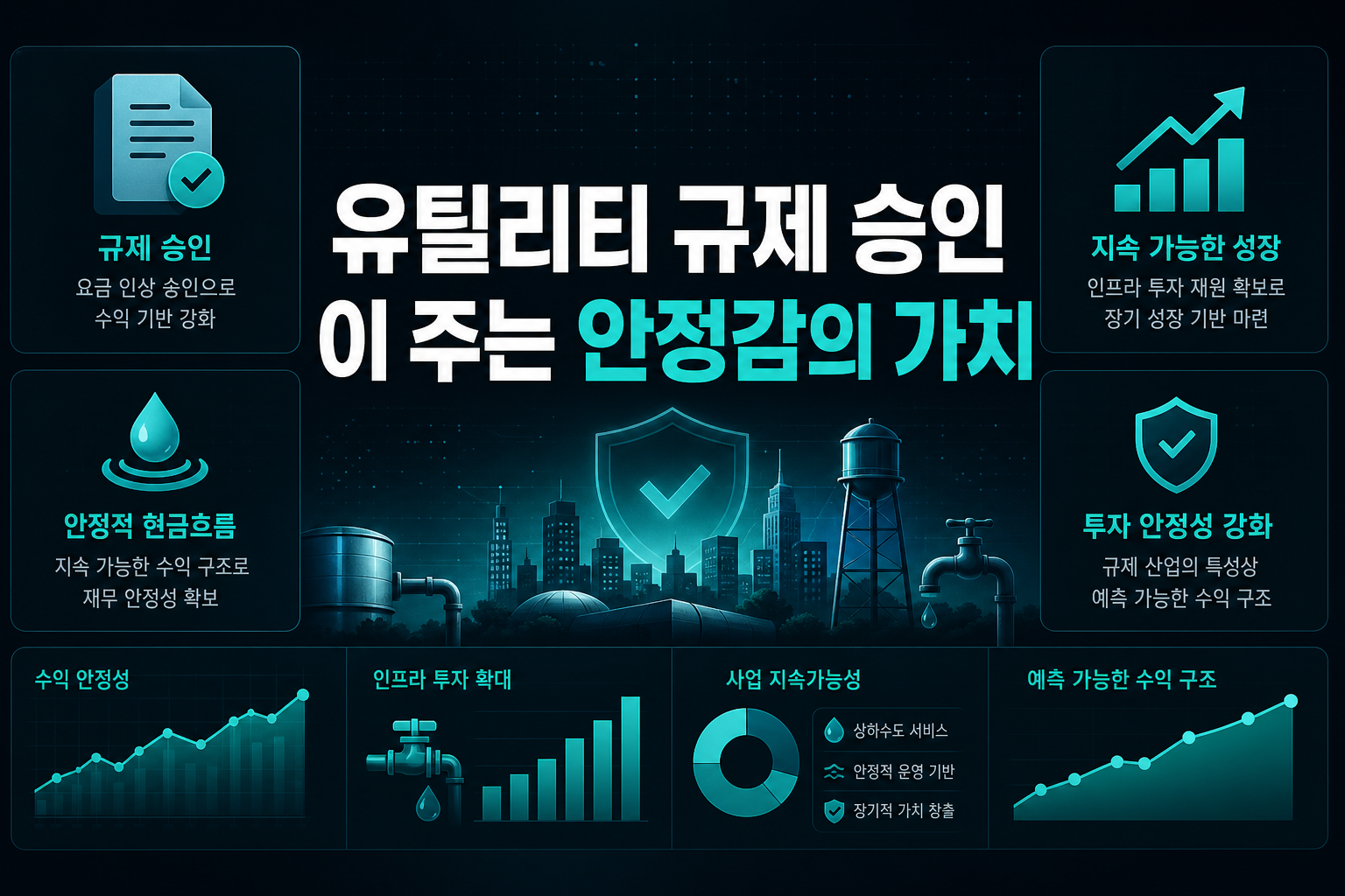 유틸리티 규제 승인이 주는 안정감의 가치