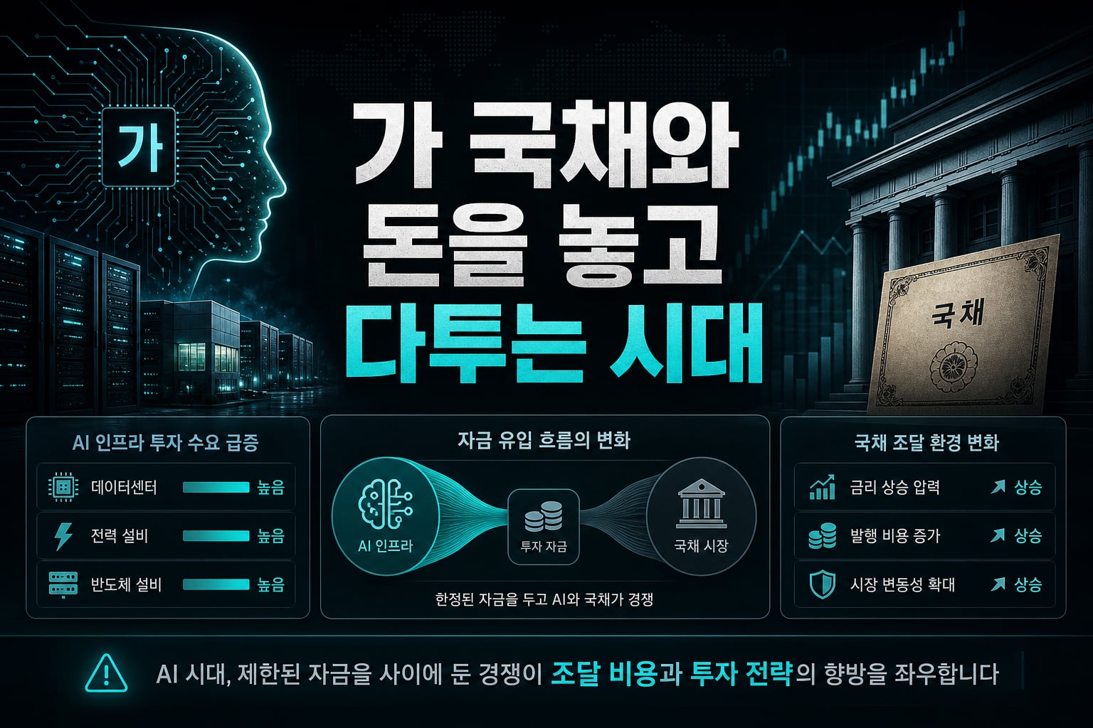 AI가 국채와 돈을 놓고 다투는 시대