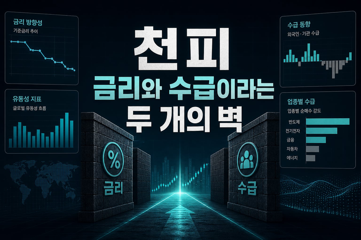9천피, 금리와 수급이라는 두 개의 벽