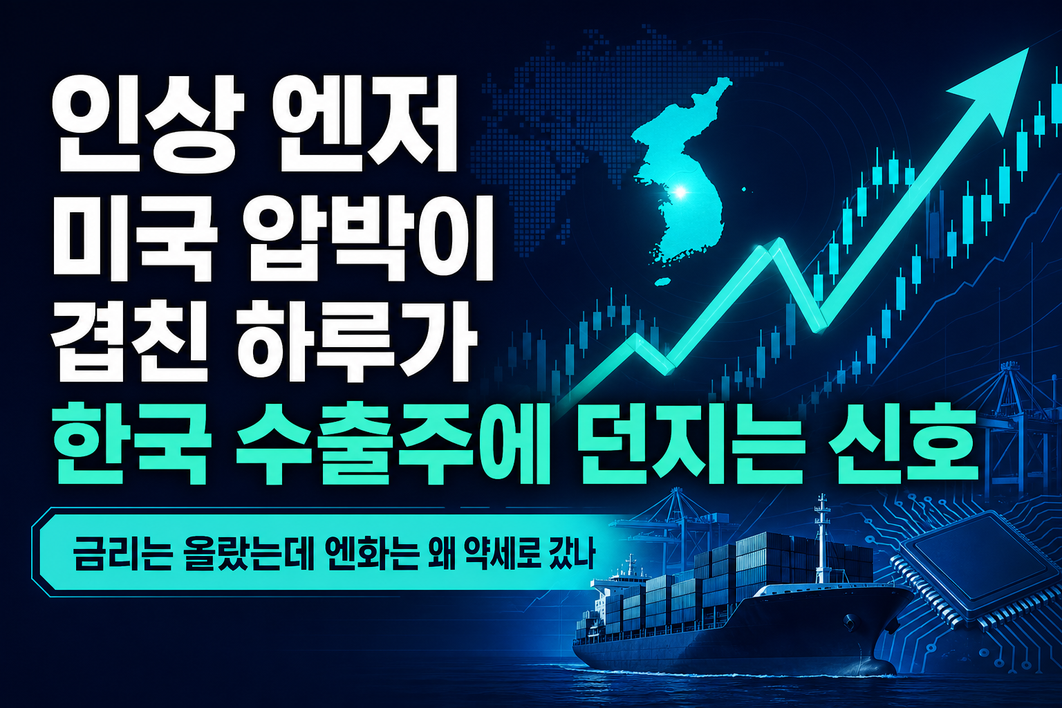 BOJ 인상, 엔저, 미국 압박이 겹친 하루가 한국 수출주에 던지는 신호
